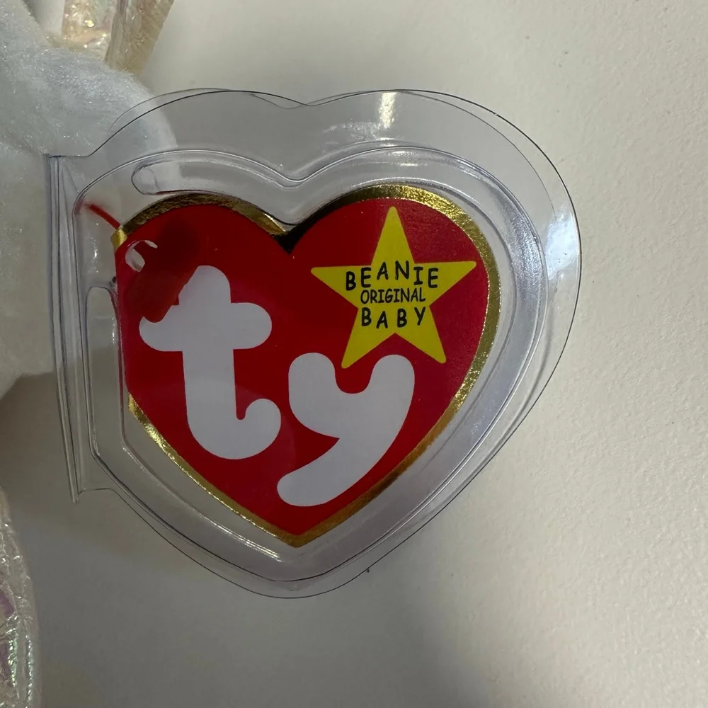 Ty Beanie Baby Halo Angel Bear Plush Toy White NEW NWT Canadian Tush Tag MINT